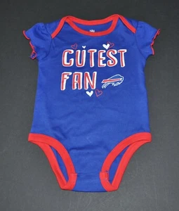 NWOT Buffalo Bills Girls Infant Bodysuit Baby Romper Toddler (12M) Creeper - Picture 1 of 1