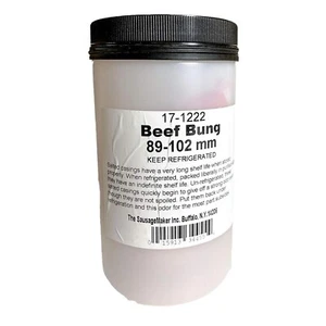 The Sausage Maker® Involucro Bung di Manzo Naturale per Salsiccia, Appendice Mucca Non Commestibile - Foto 1 di 7