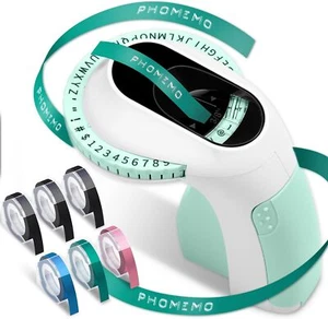 Phomemo Embossing Label Maker Machine with 6 Tape Portable Retro Embossed Writer - Picture 1 of 9