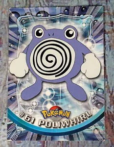 Topps Pokemon Card #61 POLIWHIRL TV Animation Edition 1998 - Picture 1 of 4