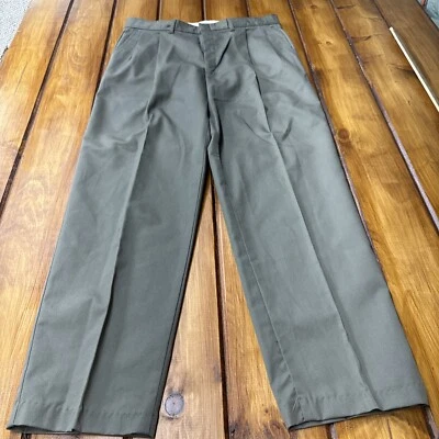 Farah Men's 32x30 Dark Gray Straight Leg Dress Pants - Image 1 of 4