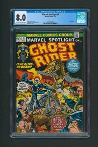1973 Marvel Spotlight #9 CGC 8.0 Ghost Rider - Picture 1 of 2