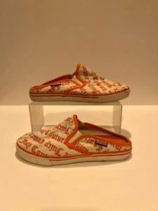 Juicy Couture Backless Slide Sneakers - Orange - Size 8 1/2 - Hardly Worn - Picture 1 of 3