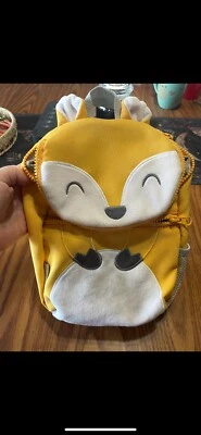 On The Go Goldbug Fox Backpack Harness Removable Tether Fox Toddler Safety Leash Foto 1 de 2