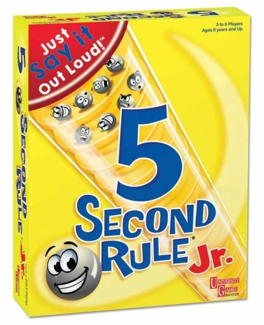 University Games 5 Second Rule Junior Board Game - Image 1 of 1