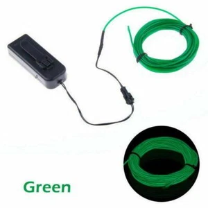 3M Glow Wire Cable LED Neon DIY Costume Clothe Luminous Car Light Party B08A - Picture 1 of 3