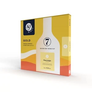 Kit de vino blanco SG Wines Gold Pinot Grigio 6 botellas 7 días elaboración casera - Imagen 1 de 1