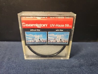 NEW Samigon UV-Haze - 58mm Ultraviolet Ray Camera Lens Filter FREE SHIPPING  - Image 1 of 2