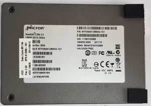 Micron 128GB SATA SSDs 615240-001 / MTFDBAK128MAG-1G1 2.5" 3Gb/s SSD - Picture 1 of 2
