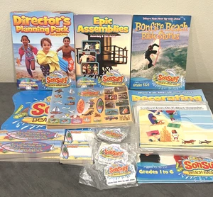 Gospel Light's SonSurf Beach Bash VBS Huge Lot Son Surf - Foto 1 di 13