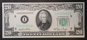 Choice UNC 1950 $20 Minneapolis district Federal Reserve Note * - Picture 1 of 3
