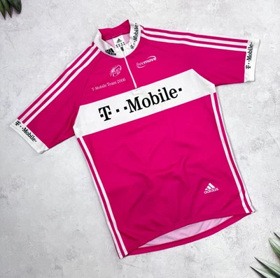 2006 T-Mobile Team Cycling Jersey Uci Pro Tour by Adidas size Medium - Image 1 of 4