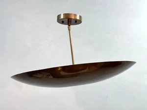 6 Light Elegant Ceiling Flush Mount Light Antique brass Modern Light Mid Century - Picture 1 of 5