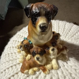 Kunststoff Beethoven mit Welpenbank - Bild 1 von 10