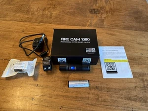 Fire Cam 1080P HD Fire Helmet Video Recorder + Black Jack Helmet Mount - Picture 1 of 8
