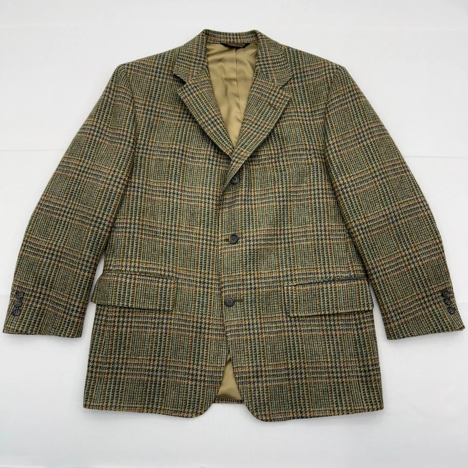 Blazer De Colección J Press Donegal Mist Para Hombres 42S Marrón Cachemira Mohair Lana Tweed Foto 1 de 4