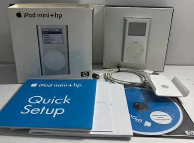 HP iPod mini (Silver) MP5002 - 16GB music player - PX762AA w/ Box - Image 1 of 4