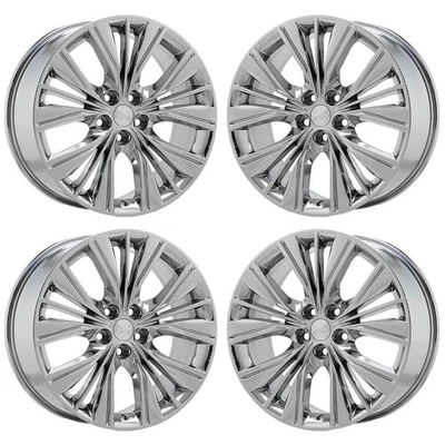 20 英寸雪佛兰 Impala 亮铬车轮轮辋工厂原始设备制造商套装 5615 交换 — 第 1/4 张图片