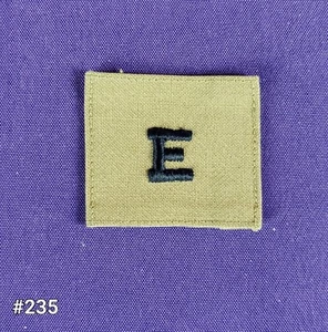 WW2 USN US Navy "E" for Excellence Distinguishing Mark Patch #235 - Picture 1 of 2
