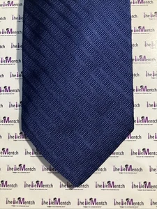BROOKS BROTHER “Limited Edition”Silk Solid Navy Herringbone Design Tie BRAND NEW - Picture 1 of 3