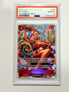 One Piece A Fist of Divine Speed (OP11) - Kujyaku SR Alternate Alt Art PSA 10 EN - Picture 1 of 3