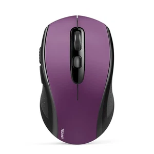 Purple Wireless Mouse Bluetooth 24Ghz Dual Mode Ergonomic 6 Dpi Levels Multi ... - Picture 1 of 9