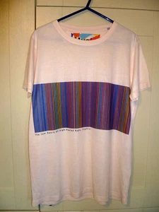 TRAFFIC - ORIGINAL "THE LOW SPARK OF HIGH-HEELED BOYS" PALE PINK T-SHIRT (L) - Foto 1 di 2