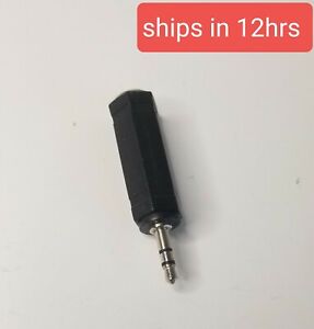 3.5mm Stereo Male Plug to 1/4" 6.3mm Stereo Female Jack Adapter