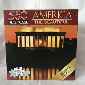 America The Beautiful Lincoln Monument puzzle 550 pezzi 2002 dalmata  - Foto 1 di 4