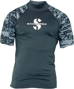 UPF 50 Rash Guard, Short Sleeve, Men - Picture 1 of 4