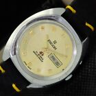 OLD RICOH AUTOMATIC JAPAN MENS GOLDEN DIAL WATCH 534n-a283319-1