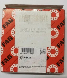 Rodamiento de bolas de ranura profunda sellado 6015-2RSR-C3 FAG 75x115x20 mm - Imagen 1 de 3