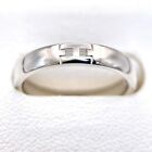 HERMES Ever Hercules Ring White Gold US Size 7-7.5 Authentic