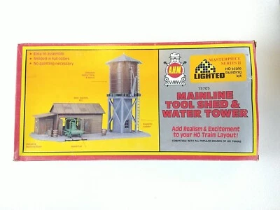 AHM Mainline Tool Shed & Water Tower HO Scale Kit Masterpiece Series II #15705 - Image 1 of 4
