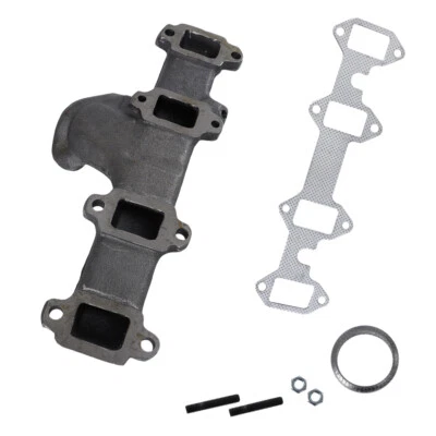 Colector de escape izquierdo con kit de junta para Ford F-100 150 250 350 M-400 5,9 L 6,4 L Foto 1 de 4