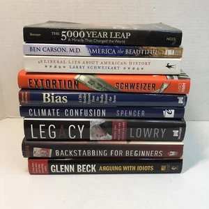 9 Current Events Political Books Lot Schweikart Carson Spencer Glenn Beck - Imagen 1 de 22