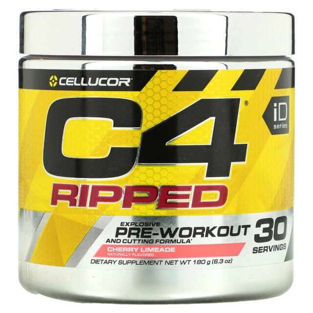 Cellucor C4 Ripped Pre-Workout Powder - Cherry Limeade, 30 Servings