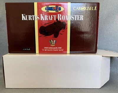 1:18 Carousel 1 Kurtis Kraft~1955 Bill Vukovich #4~Hopkins Special~NIB~4502 - Image 1 of 4