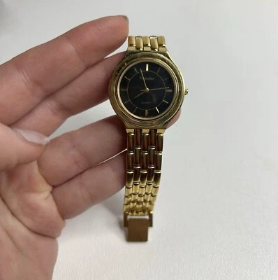 VINTAGE Unisex Gold Plated Valentino Quartz Watch Stainless Steel - Image 1 of 4