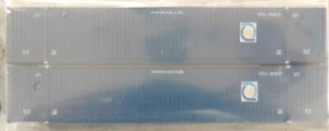 JTC N SCALE FLORIDA EAST COAST 53' CORRUGATED SIDE CONTAINER SET - Picture 1 of 2
