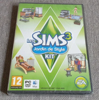 PC Game The Sims 3 Outdoor Living Expansion Pack French Ver Eng Game Damaged New - Image 1 of 2