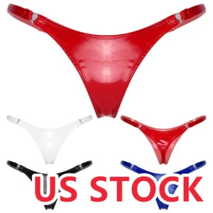 Mujer Wetlook PVC Cuero Tanga Tiro Bajo Calzoncillos Bragas Lencería T-Back - Imagen 1 de 62
