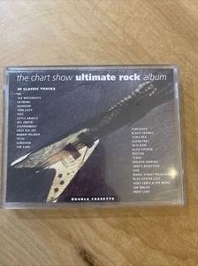 The Chart Show Ultimate Rock Album (Double Cassette) Tapes, Meat Loaf, U2, Cars - Picture 1 of 3