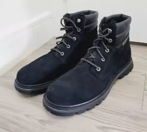 New Caterpillar Quadrate Suede Black Boots UK 9 no box - Picture 1 of 5