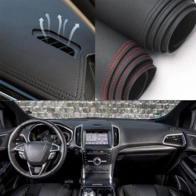 For Ford Edge 2015-2024 leather Non-slip Dash Board Cover Mat Dashboard Carpet Foto 1 de 4