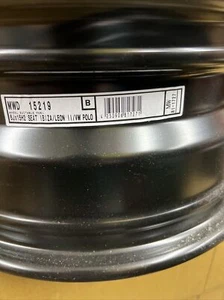 2 X 6X15 5X100 CH 57 ET 38 CERCHIO ACCIAIO ADATTO PER SEAT IBIZA IV IV SC IBIZA IV ST - Foto 1 di 4