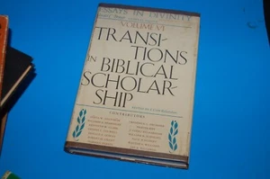 Essays in Divinity : Transitions in Biblical Scholarship Volume VI, Rylaarsdam, - Picture 1 of 5