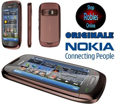 Nokia C7-00 8GB Braun (SIM-Lock Free) Smartphone WLAN 8MP 4BAND 3,7" GPS TOP OVP - Bild 1 von 4