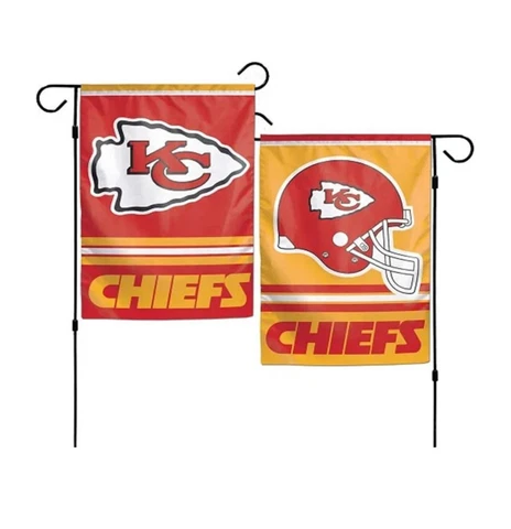 Kansas Pro Football Team Flag 12 x 18 Inch Garden Flag Double Sided Banner Cover