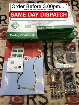 TIMING CHAIN KIT ROCKER ARMS TAPPETS FOR VAUXHALL AGILA ASRTA H COMBO 1.3 CDTI - Image 1 of 4